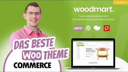 Bestes WooCommerce Theme Deutsch: WoodMart Template Onlineshop