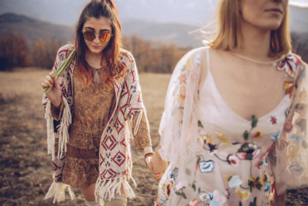 Ajrakh Dress – A Boho Statement
